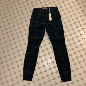 Vineyard Vines black watch velveteen pants